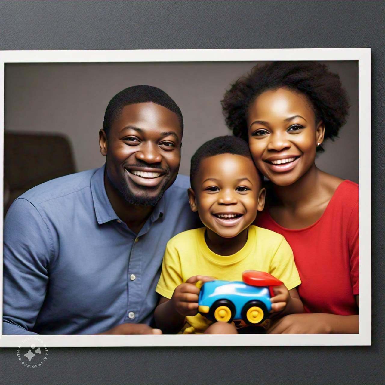 Nigeria Husband and wife and a child